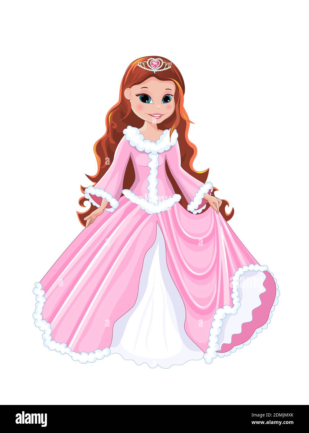 Robe de princesse Banque d'images vectorielles - Alamy