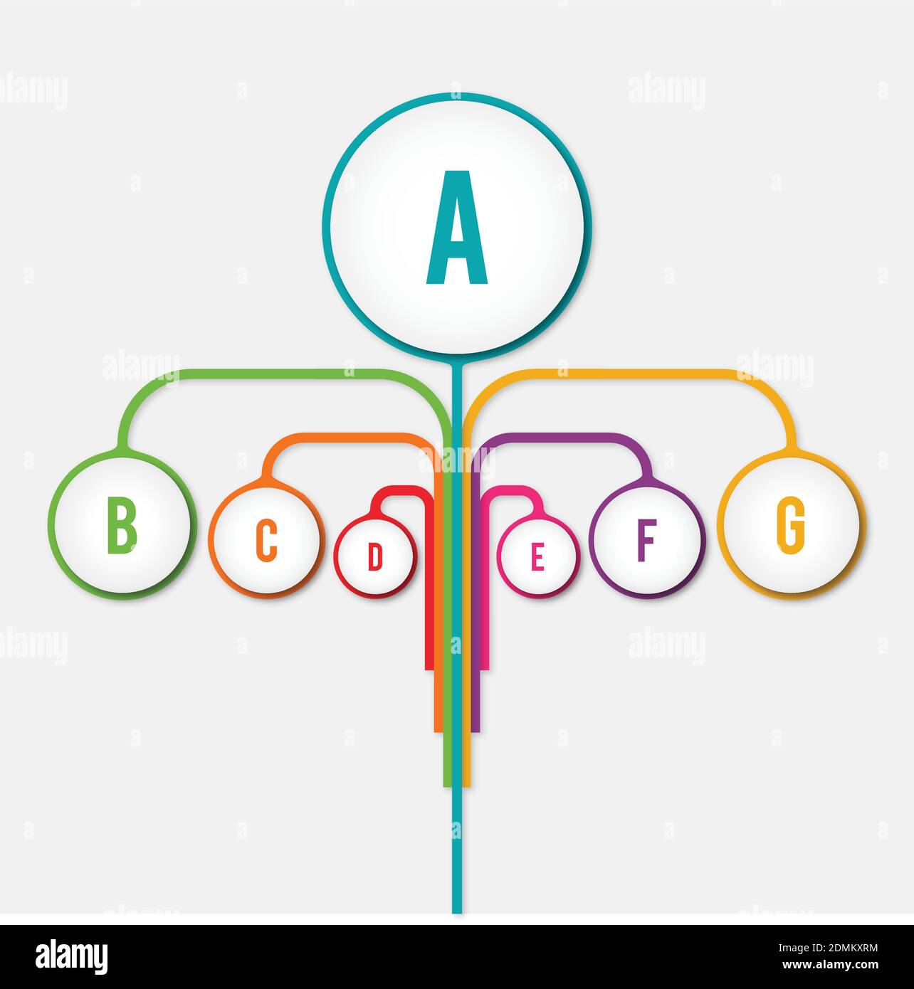 Résumé diagramme arbre éléments infographiques concept avec éléments scène, humain, pièces. Illustration vectorielle EPS.8 EPS.10 Illustration de Vecteur