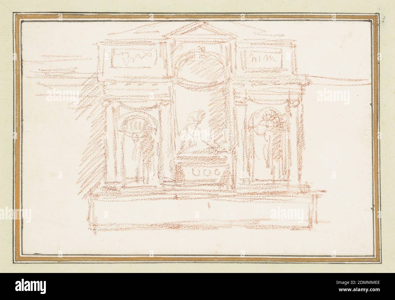 Façade Renaissance, Jean-Robert Ango, français, actif à Rome 1759 ...