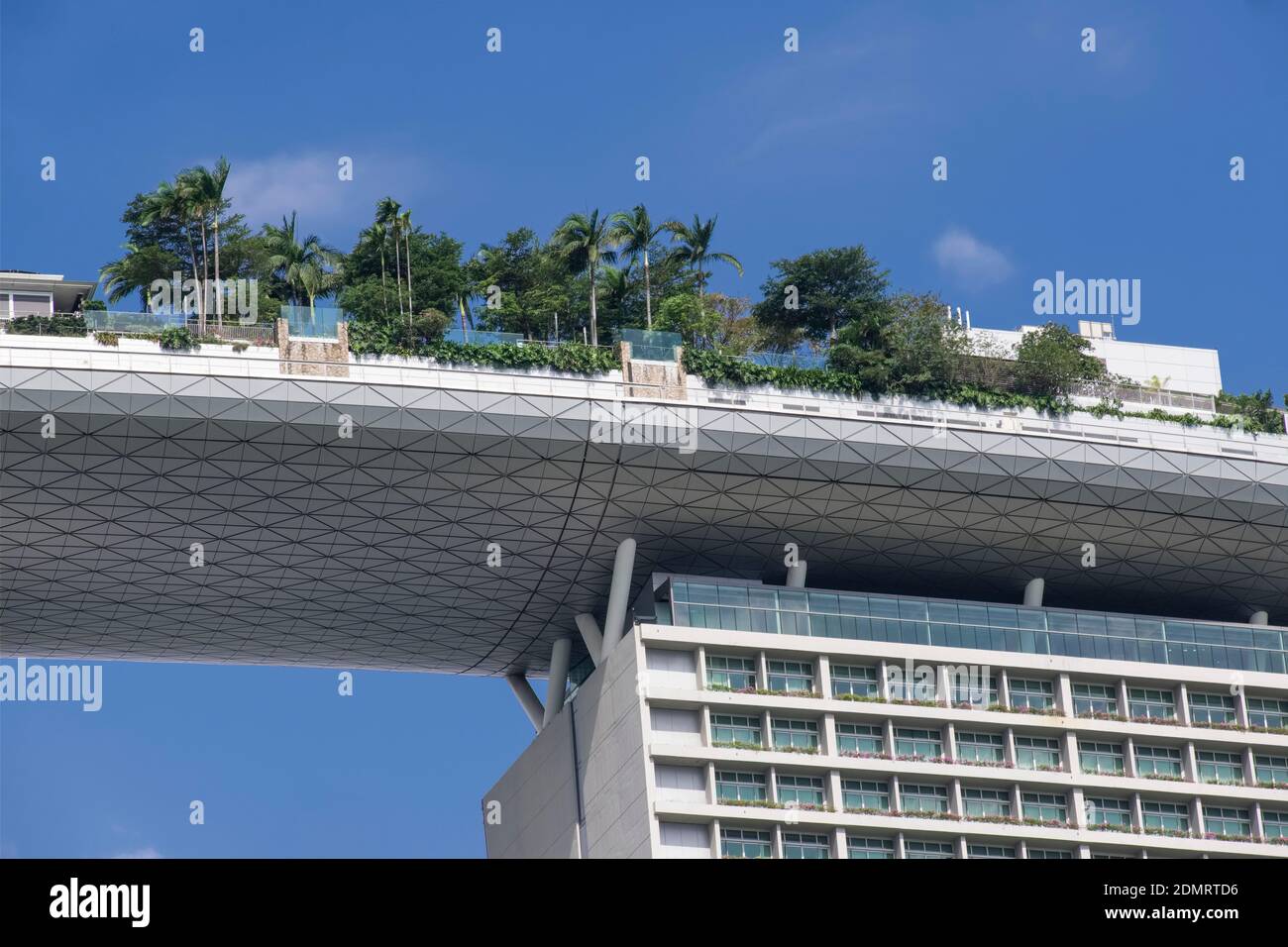 Singapour : Marina Bay Sands (hôtel et centre commercial) Banque D'Images
