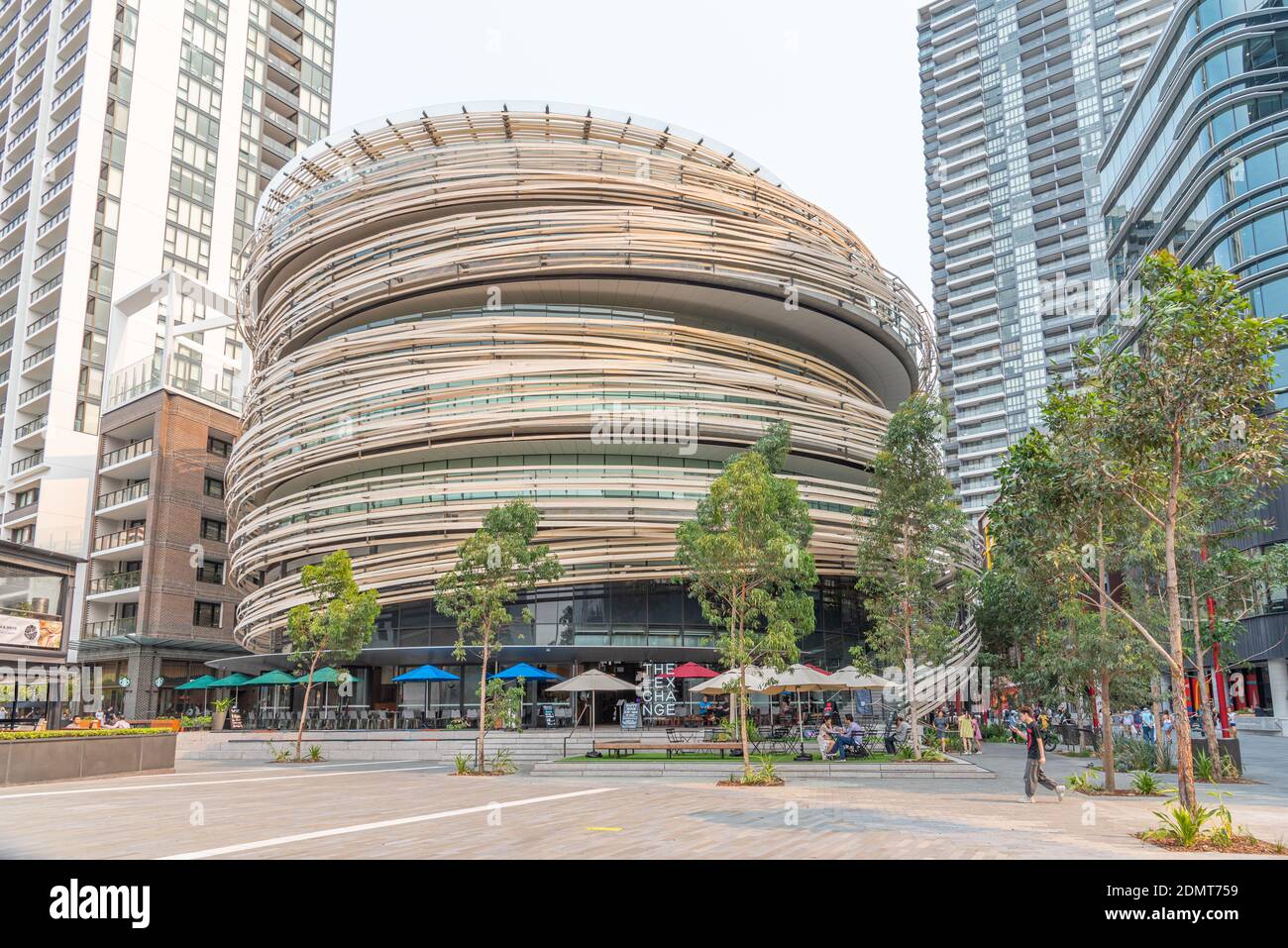 SYDNEY, AUSTRALIE, 30 DÉCEMBRE 2019 : bibliothèque Darling Square à Sydney, Australie Banque D'Images