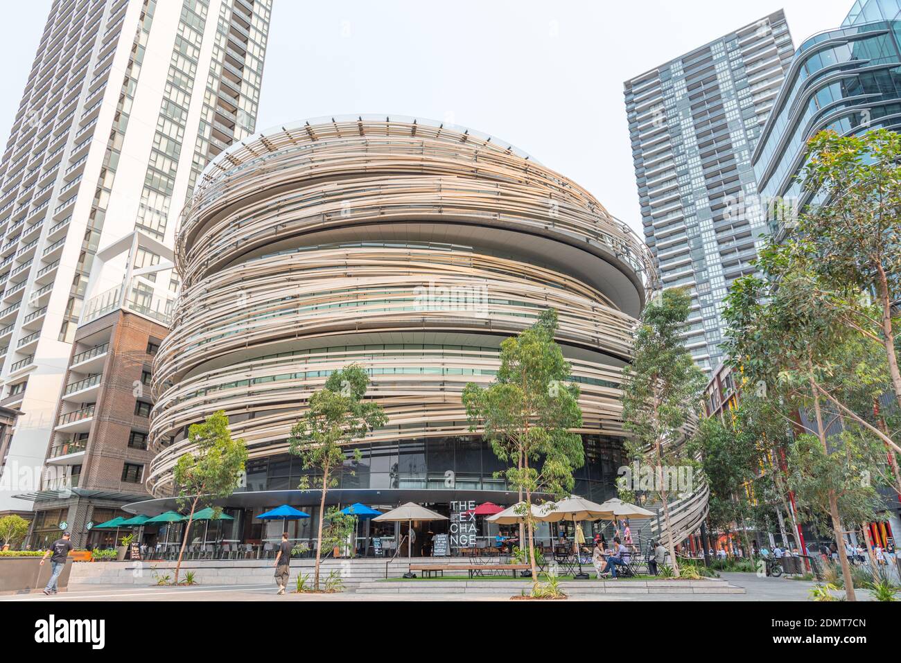 SYDNEY, AUSTRALIE, 30 DÉCEMBRE 2019 : bibliothèque Darling Square à Sydney, Australie Banque D'Images