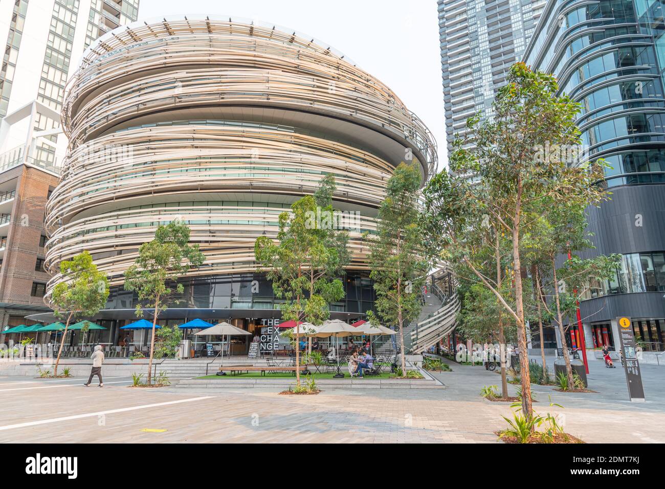 SYDNEY, AUSTRALIE, 30 DÉCEMBRE 2019 : bibliothèque Darling Square à Sydney, Australie Banque D'Images