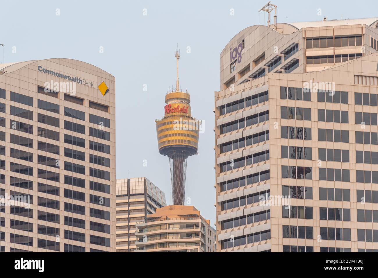 SYDNEY, AUSTRALIE, 30 DÉCEMBRE 2019 : Sydney Tower Eye, vue depuis le port de Daling à Sydney, Australie Banque D'Images