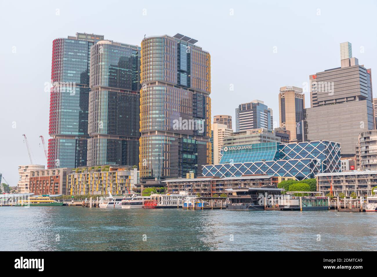SYDNEY, AUSTRALIE, 30 DÉCEMBRE 2019 : paysage urbain de Sydney, vue de Darling Habrour, Australie Banque D'Images