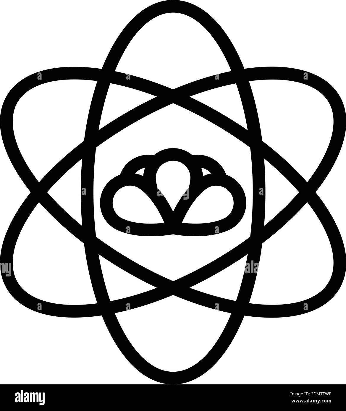 Icône de fleur de canola naturelle. Contour naturel de la fleur de canola vecteur icône pour la conception de Web isolé sur fond blanc Illustration de Vecteur