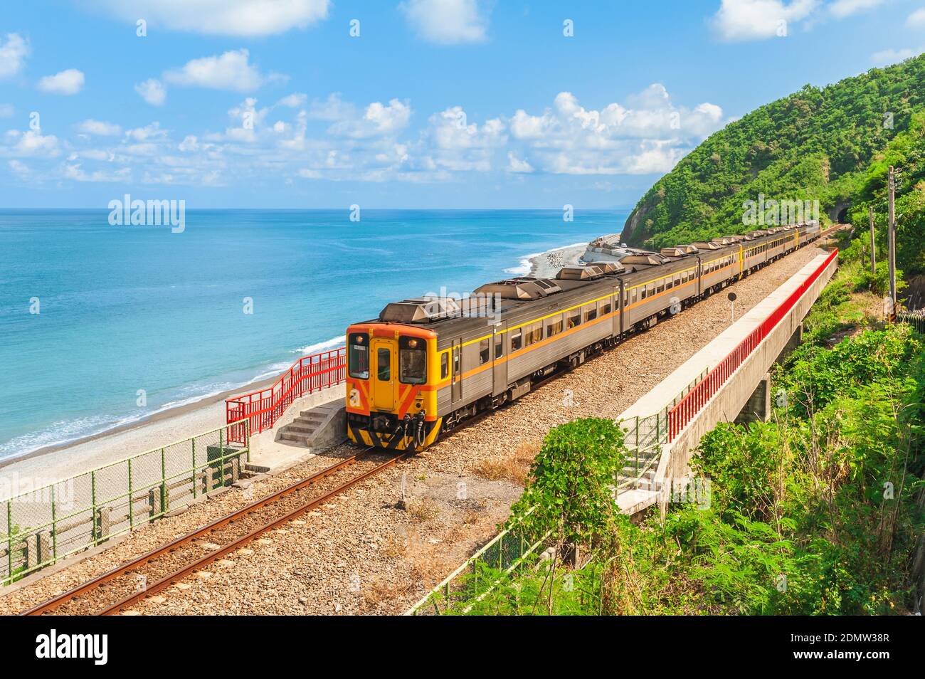 Décor de la gare de Duoliang à Taitung, taïwan Banque D'Images