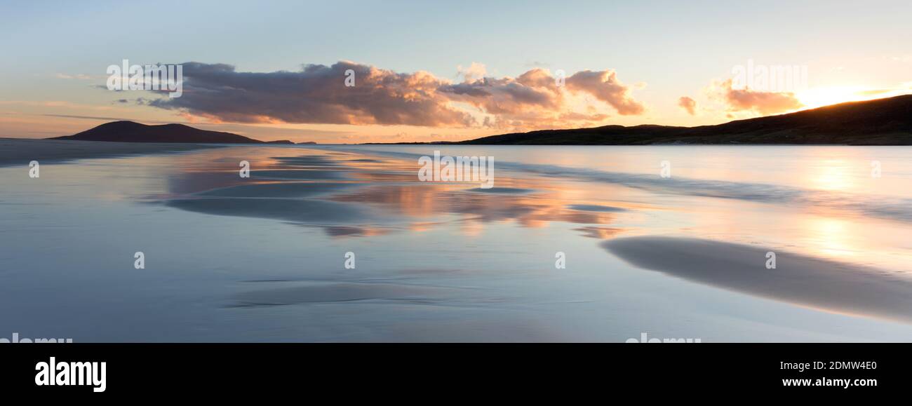 Plage de Traigh LUSKENTIRE, île de Harris Banque D'Images
