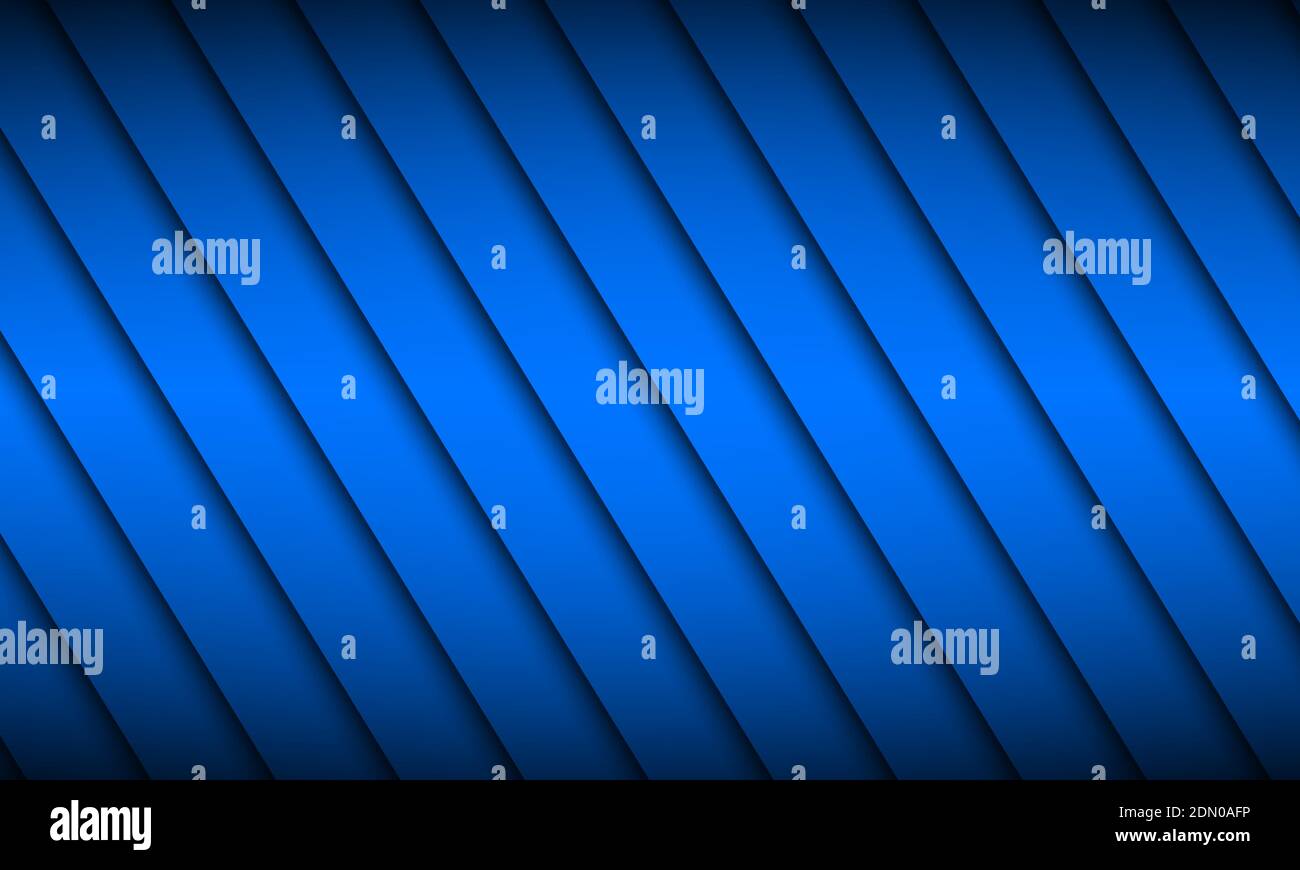 Arrière-plan bleu avec ombres diagonales. Illustration vectorielle abstraite moderne Illustration de Vecteur