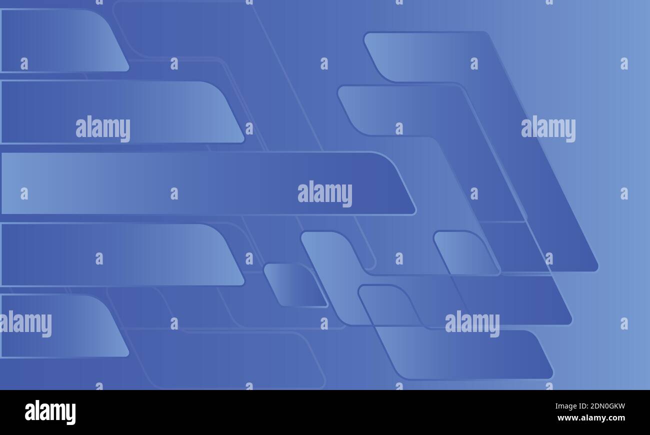 Formes géométriques de dégradé bleu illustration abstraite du vecteur d'arrière-plan. Illustration de Vecteur