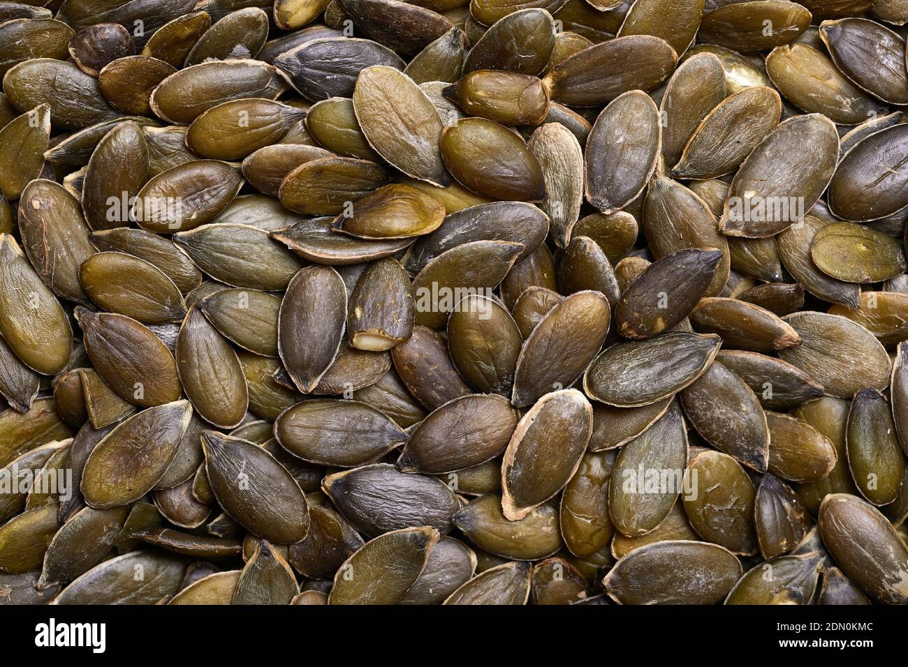 Pile de graines de citrouille Banque D'Images