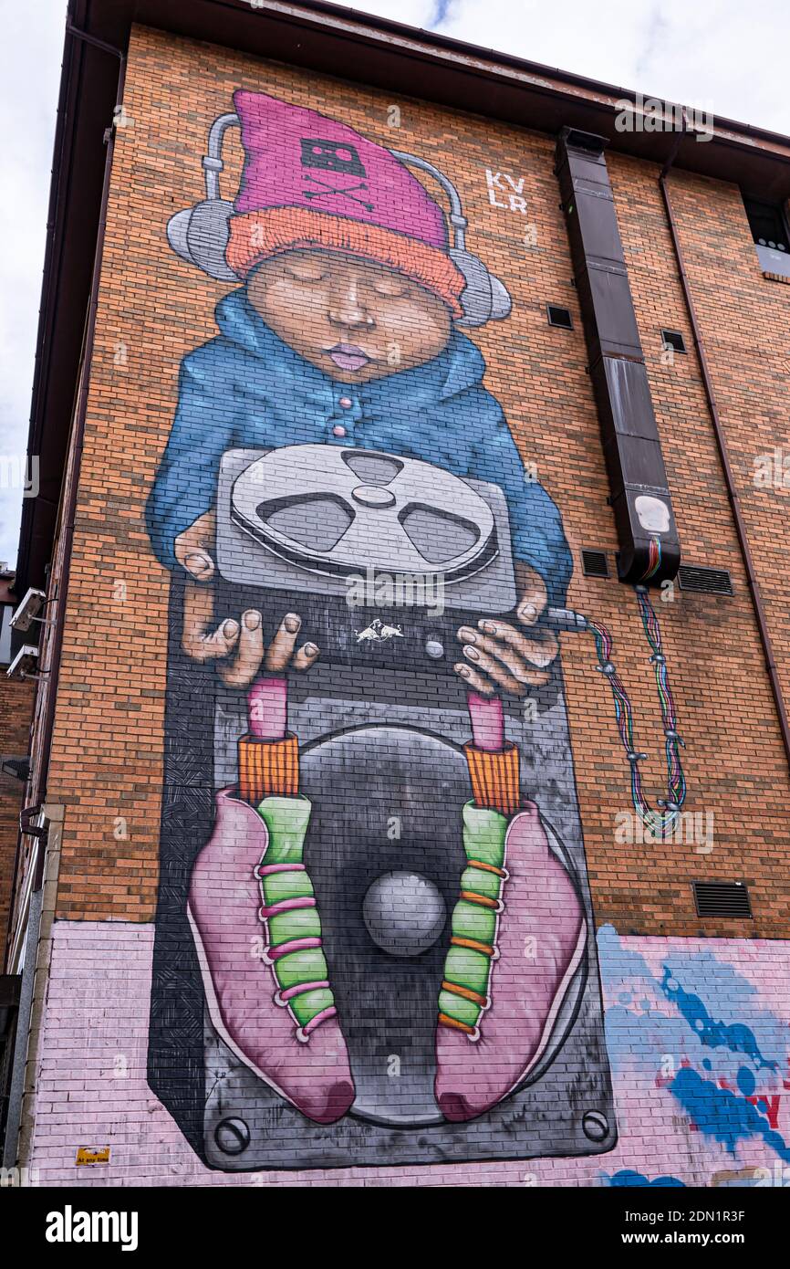 Belfast, Irlande du Nord. 30 avril 2016. Graffiti et Street art le 30 avril 2016 à Belfast, Irlande du Nord, Royaume-Uni. Banque D'Images