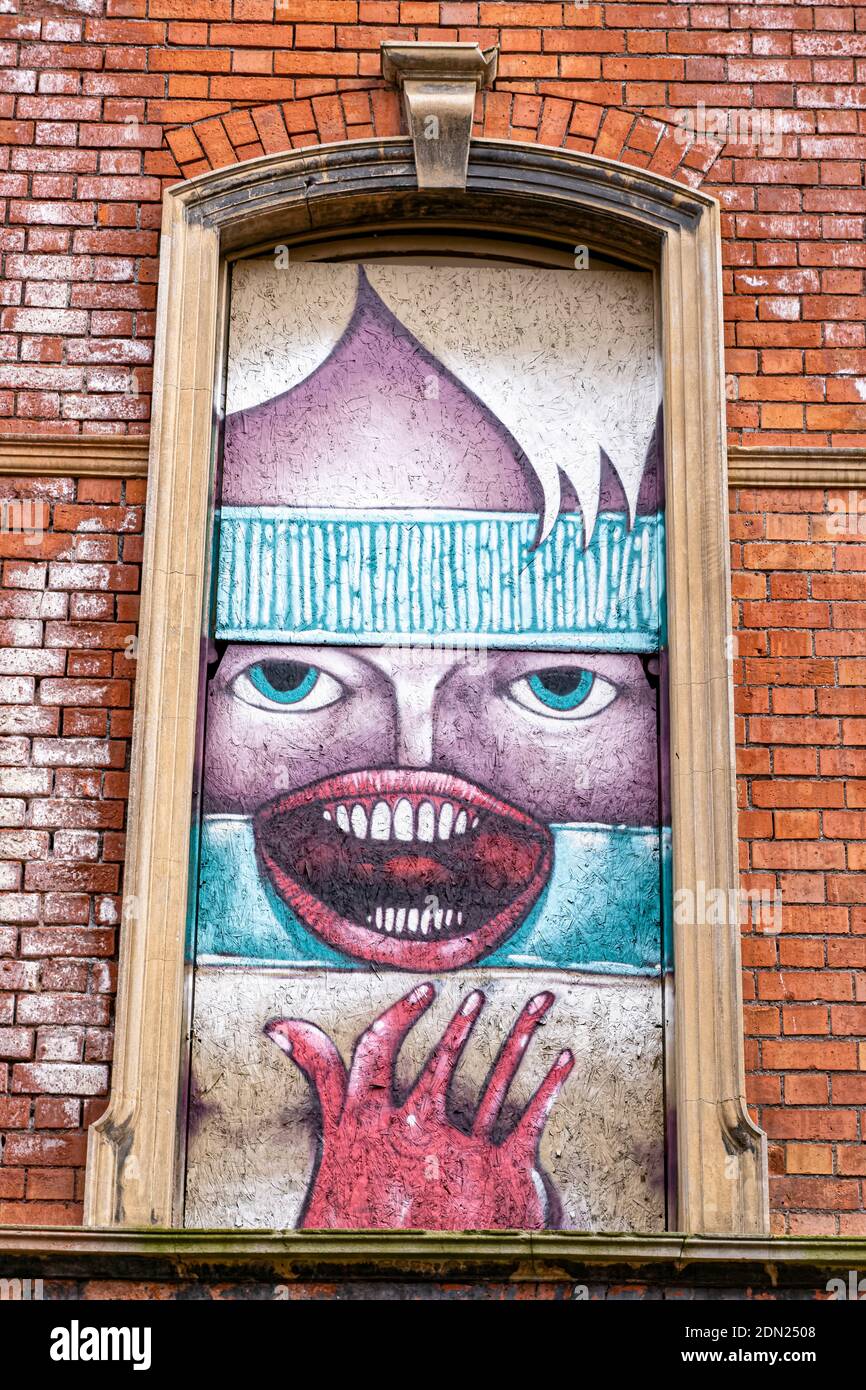 Belfast, Irlande du Nord. 30 avril 2016. Graffiti et Street art le 30 avril 2016 à Belfast, Irlande du Nord, Royaume-Uni. Banque D'Images