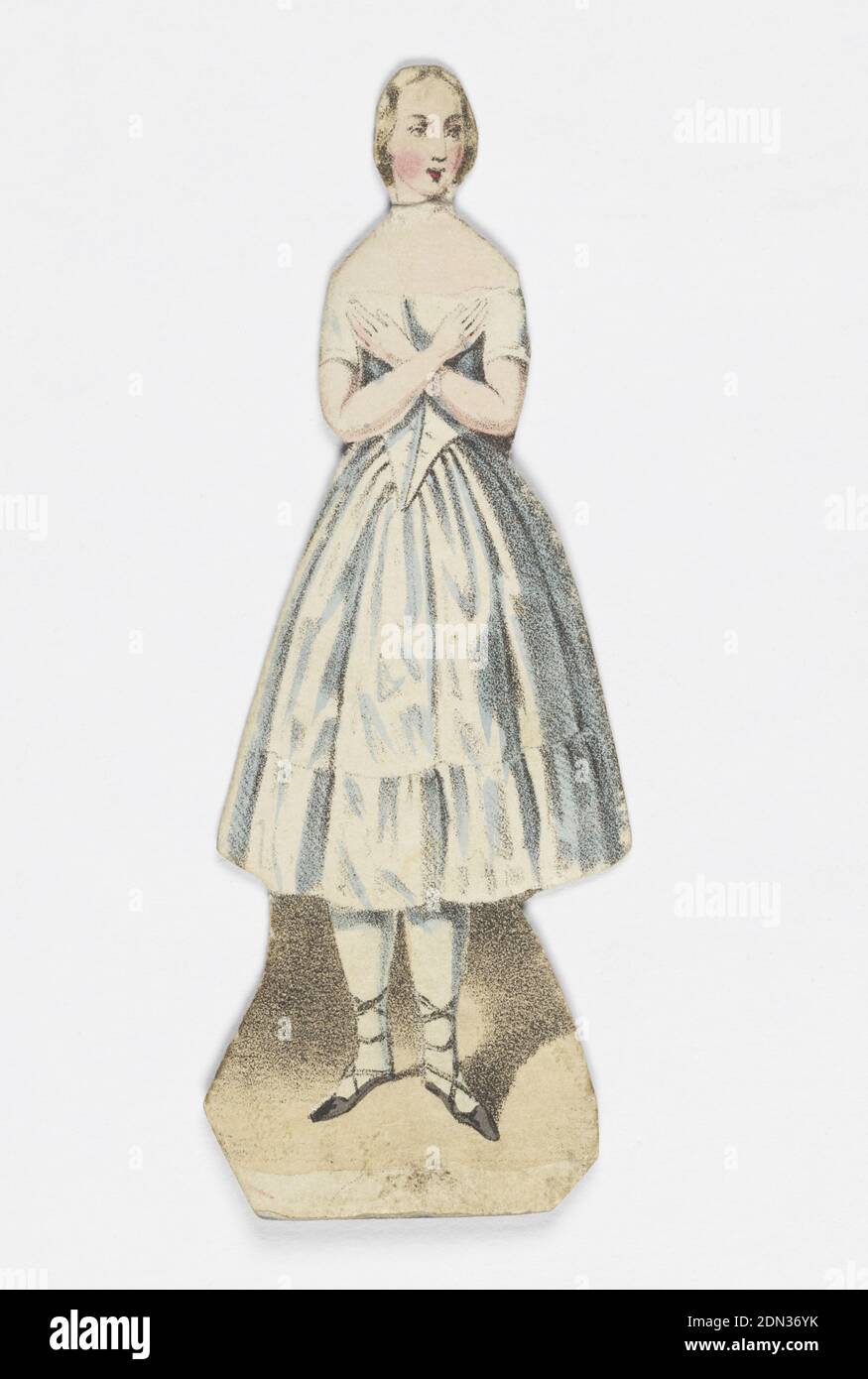 Jenny Lind Paper Doll and Ten Costumes Designed for Her Operatic Roles