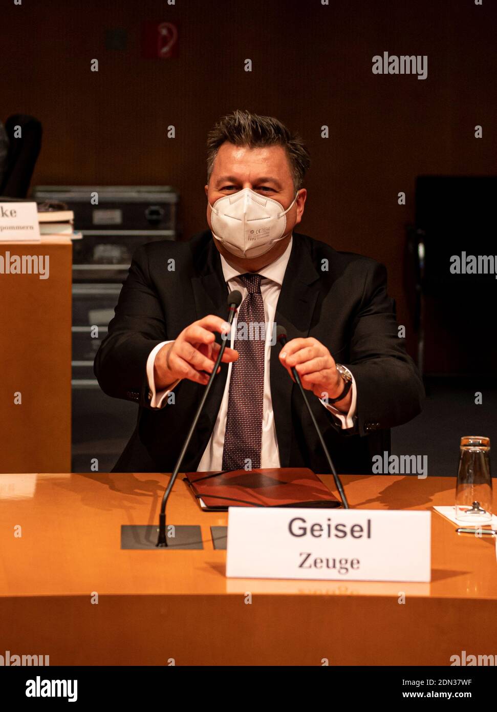 Berlin, Allemagne. 17 décembre 2020. Andreas Geisel (SPD), sénateur de ...