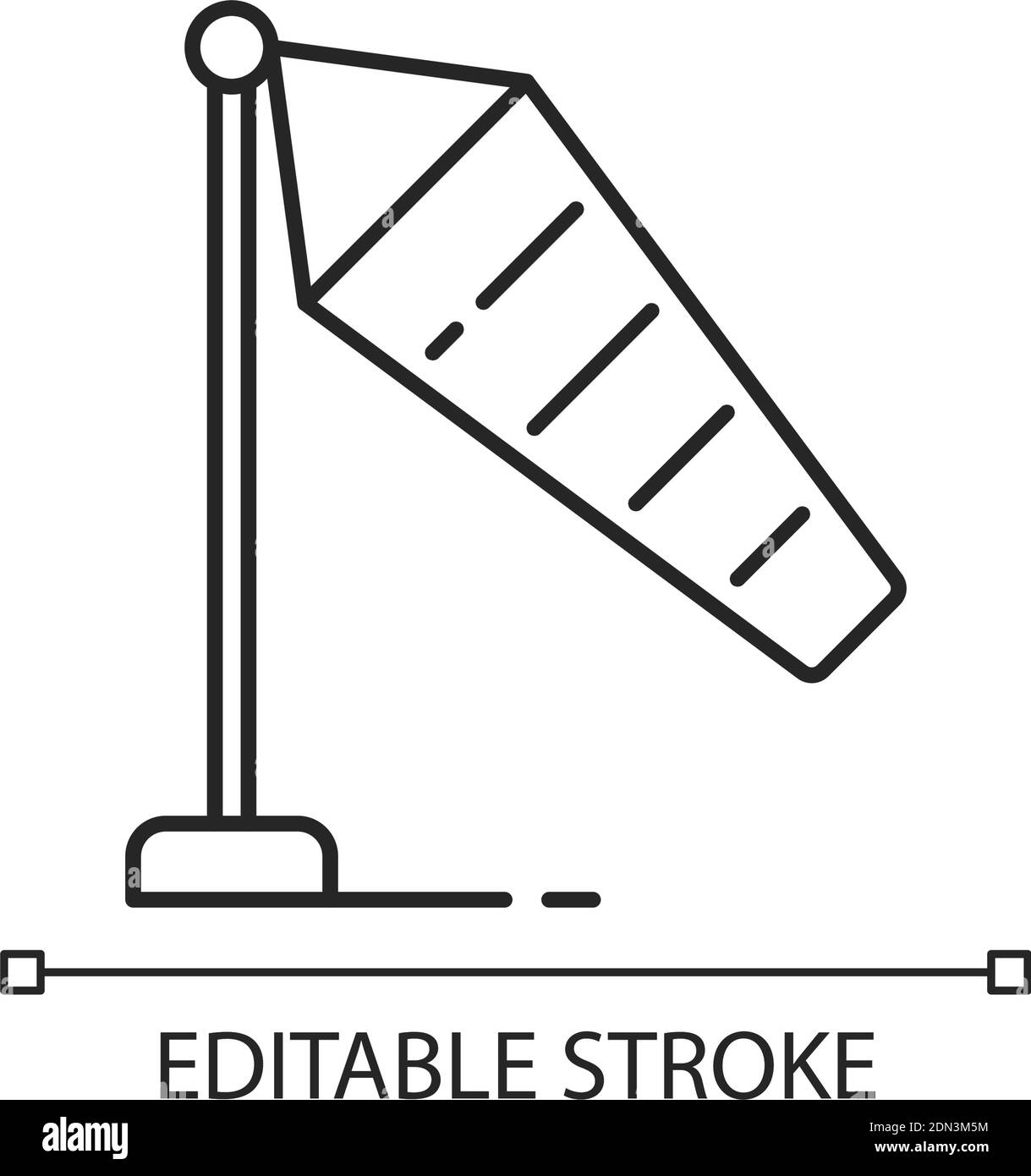 Icône Winwsock Linear Illustration de Vecteur