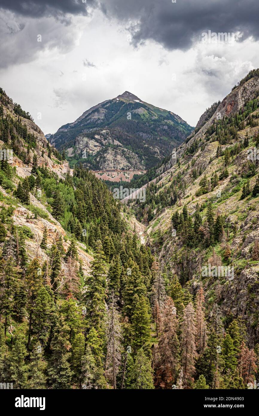 Le San Juan Skyway est un composant du Colorado Pittoresque et historique Byway System qui forme un 233 mile Boucle dans la partie sud-ouest du Colorado Banque D'Images