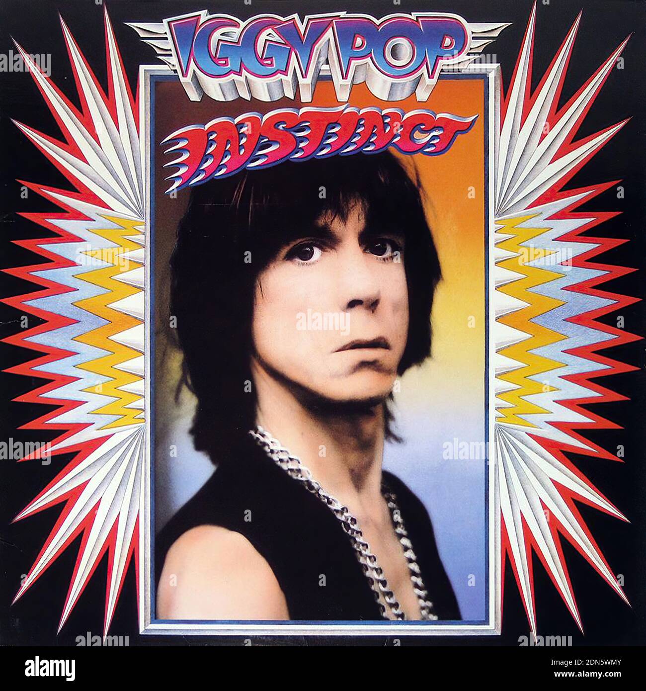 IGGY POP INSTINCT 12_ LP  - Vintage Vinyl Record Cover Banque D'Images