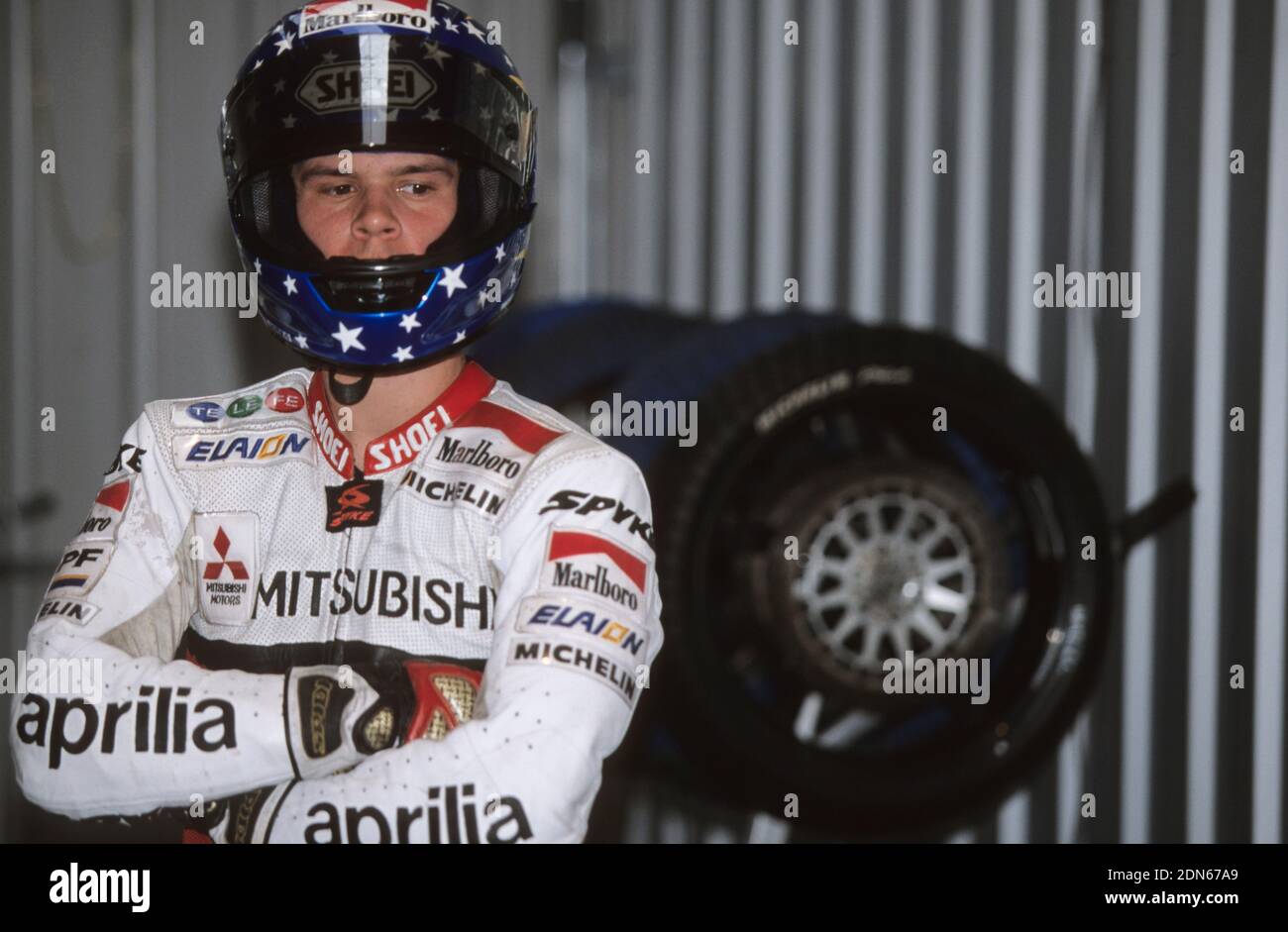 Sebastian Porto, (ARG), Aprilia 250, Australian GP 1998, Eastern Creek Banque D'Images