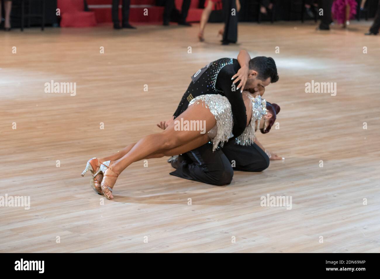 Ankara, Turquie - 03 novembre 2018. METU Open, un événement de la Fédération mondiale du sport de danse se tient à Ankara et plusieurs couples de différents pays ont participé Banque D'Images