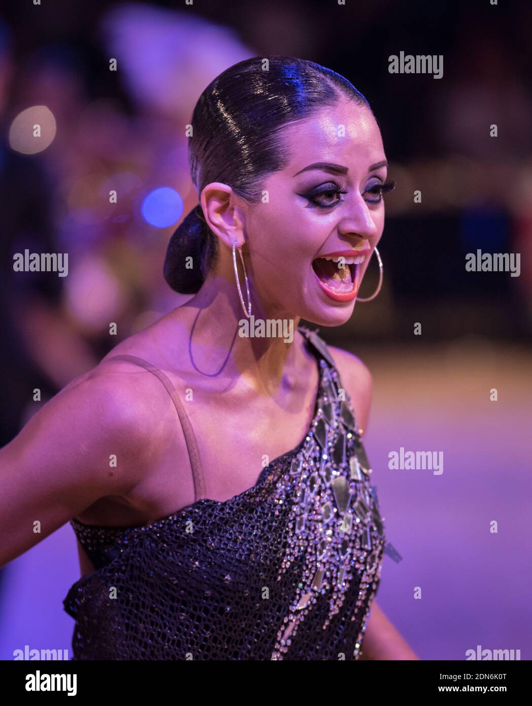 Ankara, Turquie - 03 novembre 2018. METU Open, un événement de la Fédération mondiale du sport de danse se tient à Ankara et plusieurs couples de différents pays ont participé Banque D'Images