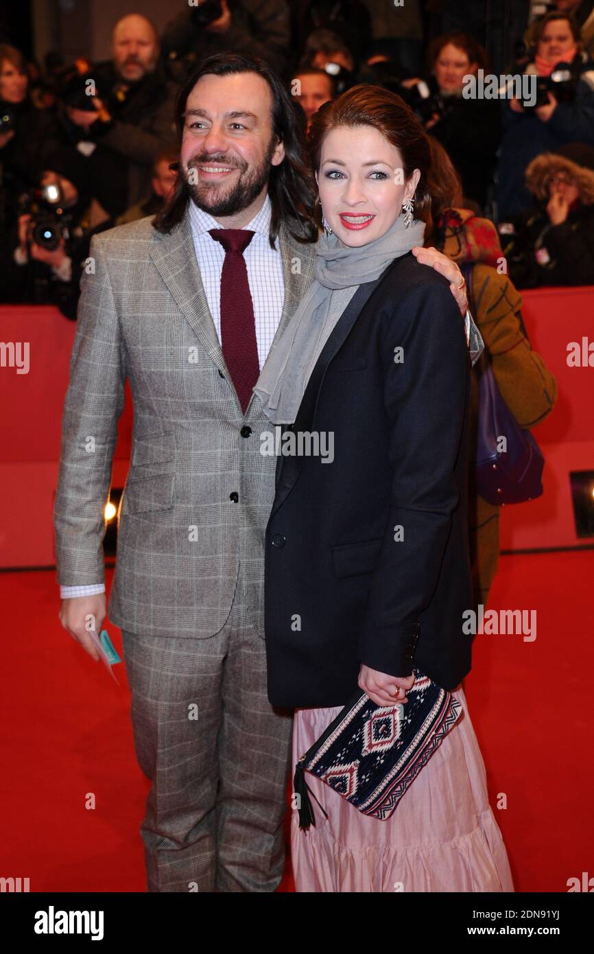 Loretta Stern et Matti Klemm participant au Nobody veut la première de nuit ouvrant la 65e Berlinale, Berlin International film Festival, Berlin, Allemagne, 5 février 2015. Photo d'Aurore Marechal/ABACAPRESS.COM Banque D'Images