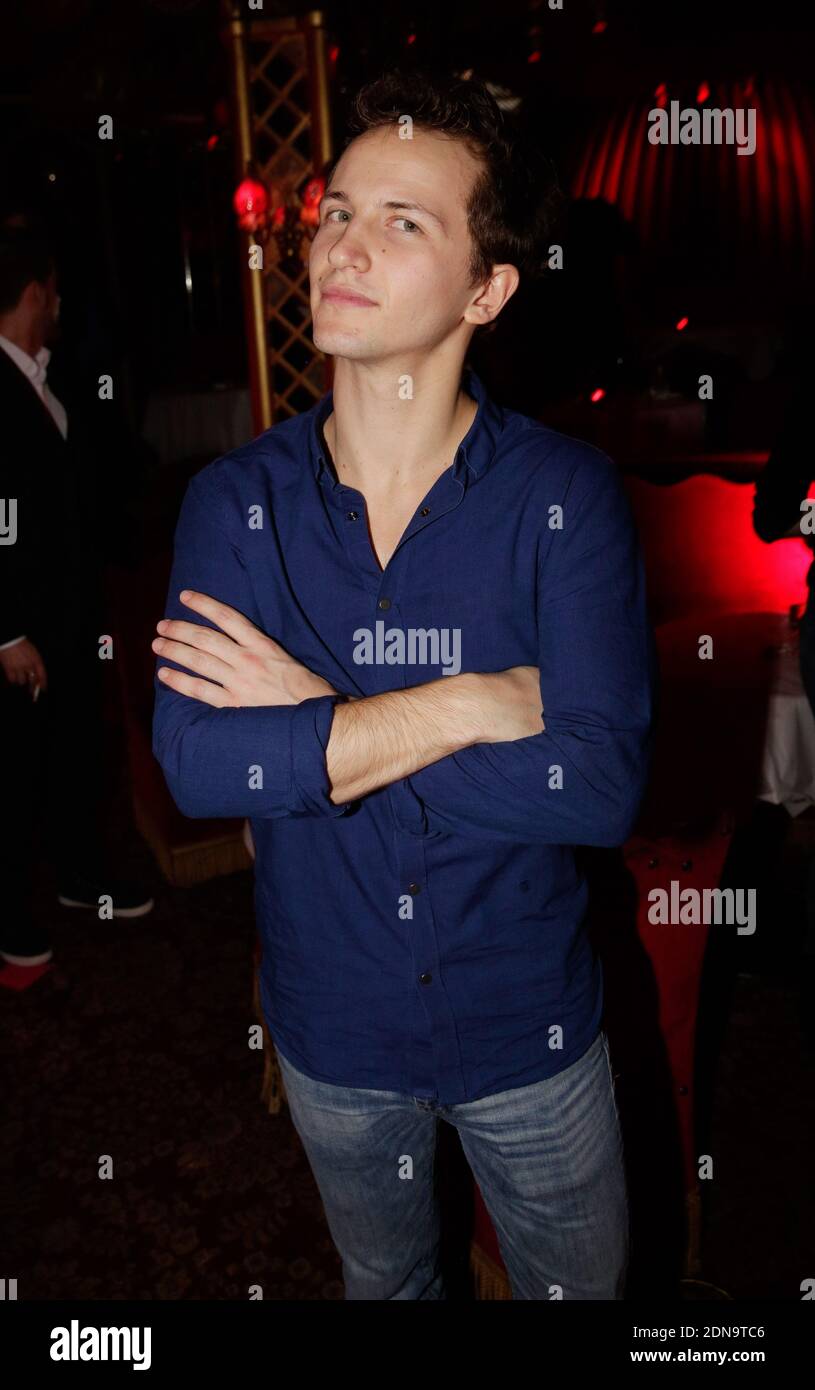 Exclusif - Mathieu Spinosi participant à la fête les souvenirs organisée par 5 Eyes production (David Koskievic et David Setrouk) tenue au Raspoutine, à Paris, France, le 12 janvier 2015. Photo de Jerome Domine/ABACAPRESS.COM Banque D'Images
