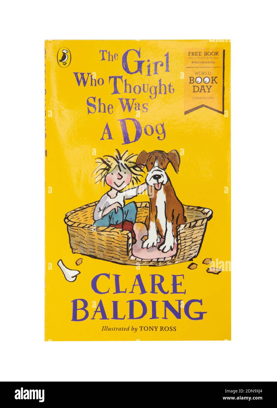 Livre de Clare Balding, Grand Londres, Angleterre, Royaume-Uni : « la fille qui pensait qu'elle était un chien » Banque D'Images