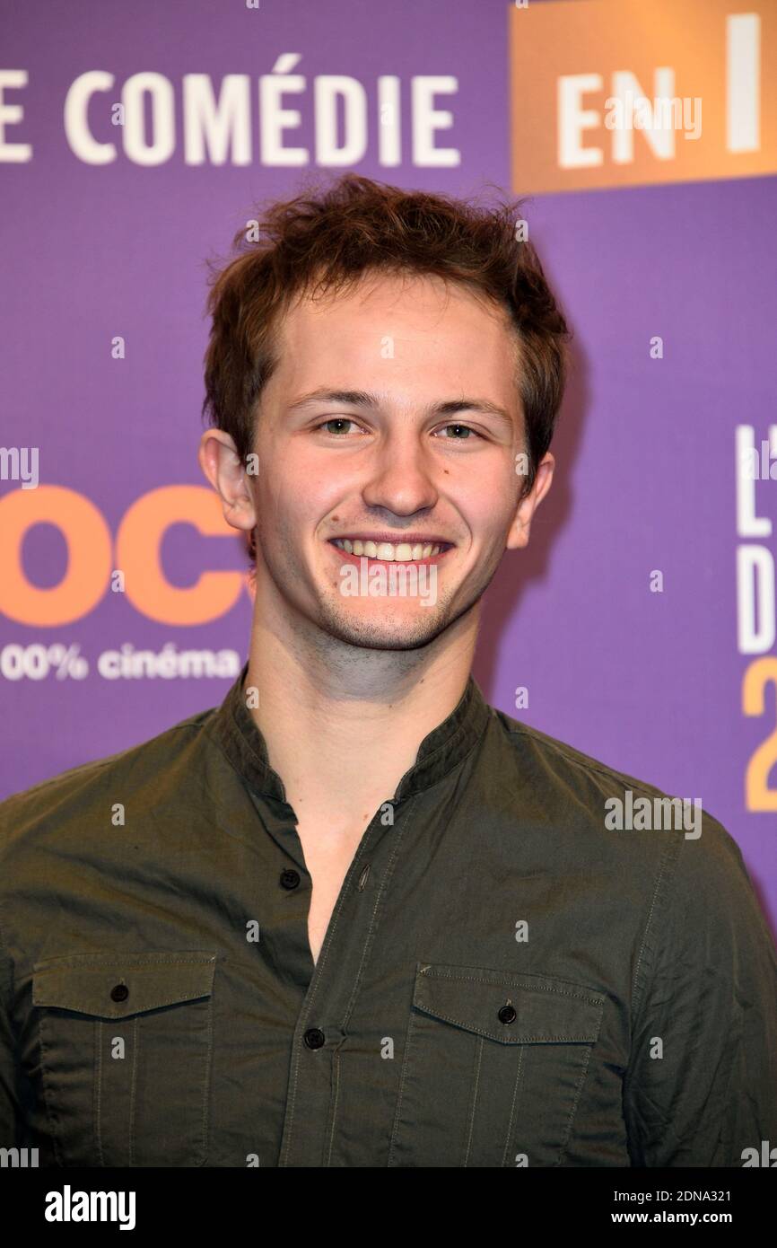 Mathieu Spinosi lors de la 18e cérémonie d'ouverture du Festival du film de Comedy de l'Alpe d'Huez, tenue à l'Alpe d'Huez, en France, le 14 janvier 2015. Photo de Nicolas Briquet/ABACAPRESS.COM Banque D'Images