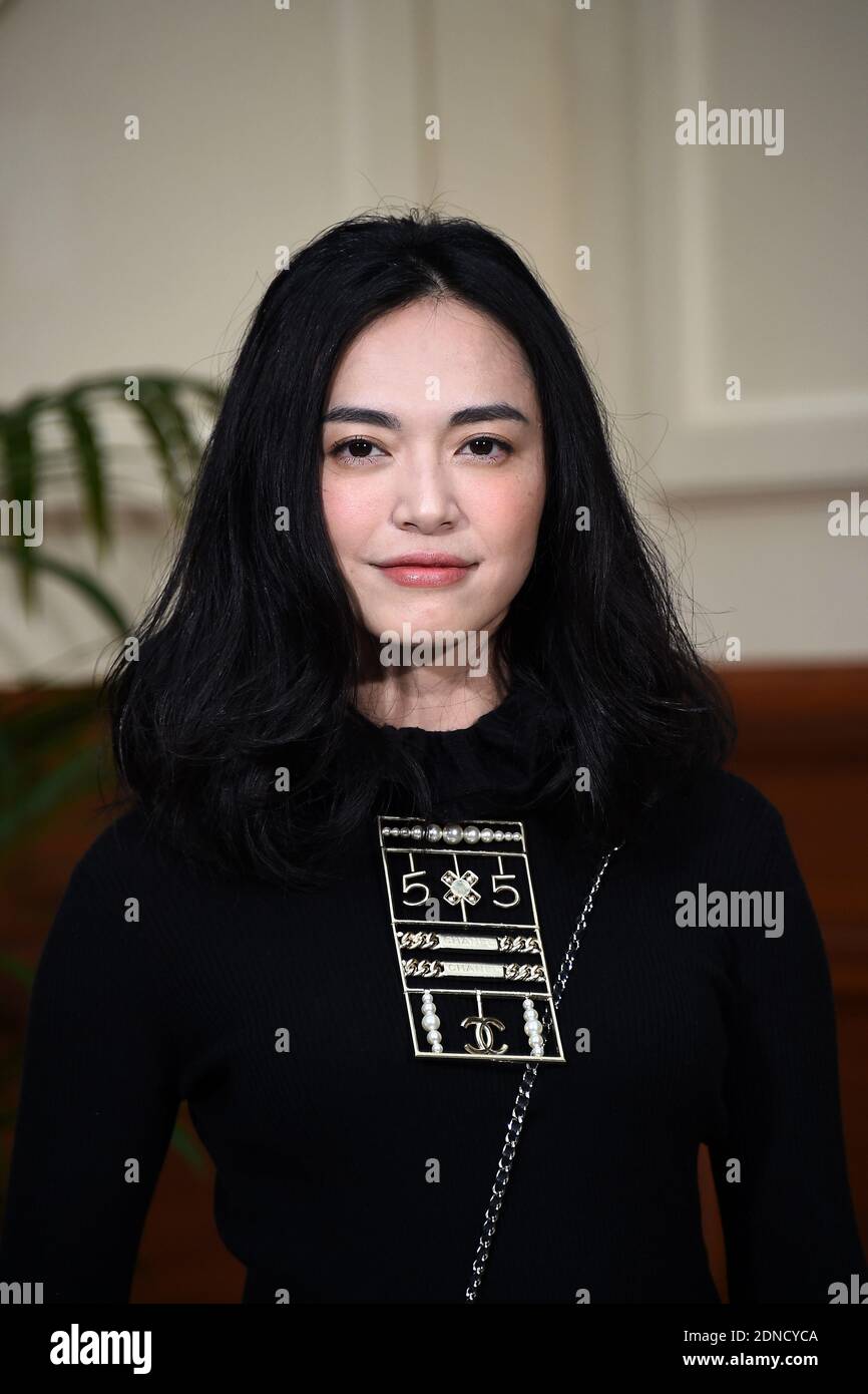 Yao Chen participe au salon de la collection prêt-à-porter de Chanel automne/hiver 2015-2016 à Paris, en France, le 10 mars 2015. Photo de Nicolas Briquet/ABACAPRESS.COM Banque D'Images