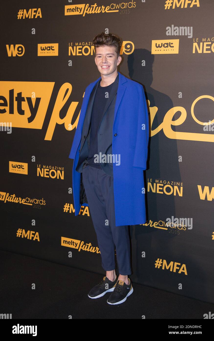 CHANTEUR JONESIC - SOIREE 'MELTY FUTURE AWARDS 2015' AU GRAND REX. PARIS photo par Nasser Berzane/ABACAPRESS.COM Banque D'Images