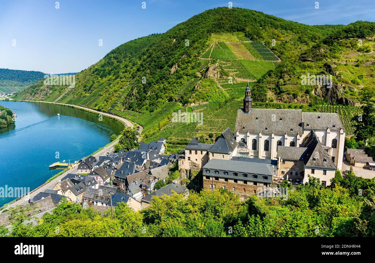 Allemagne mosel valley beilstein voir beilstein Banque de photographies