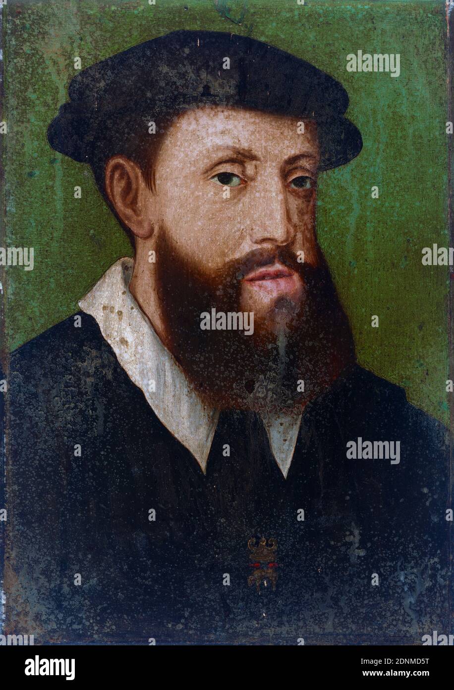 Charles V (1500-1558), empereur romain Saint, 1519-1556, portrait, copie après Antonis Mor, vers 1517-1575 Banque D'Images