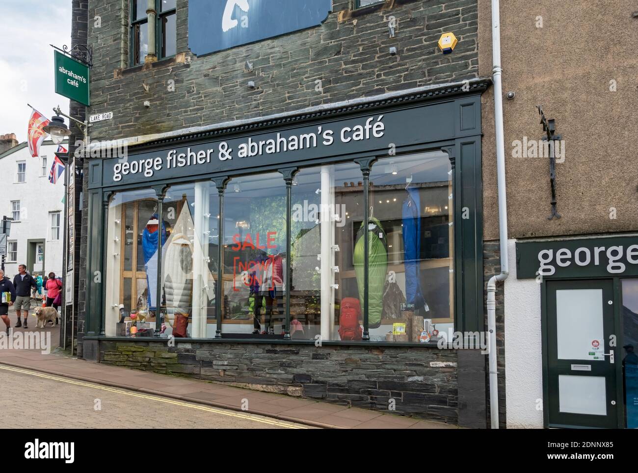 George Fisher vêtements de plein air magasin détaillant Keswick Cumbria Angleterre Royaume-Uni Grande-Bretagne Banque D'Images