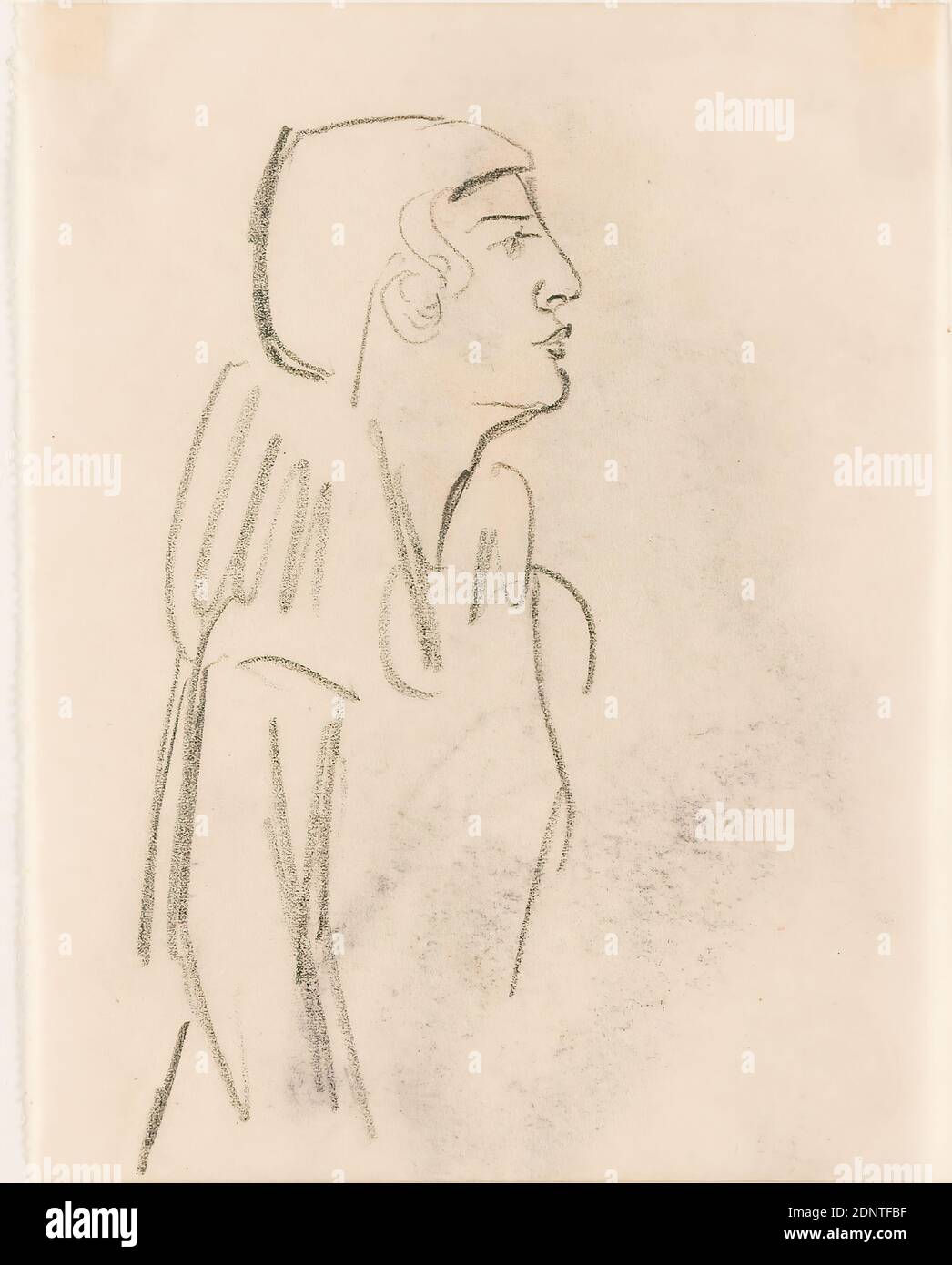 Woman Profile Sketch Banque D Image Et Photos Alamy