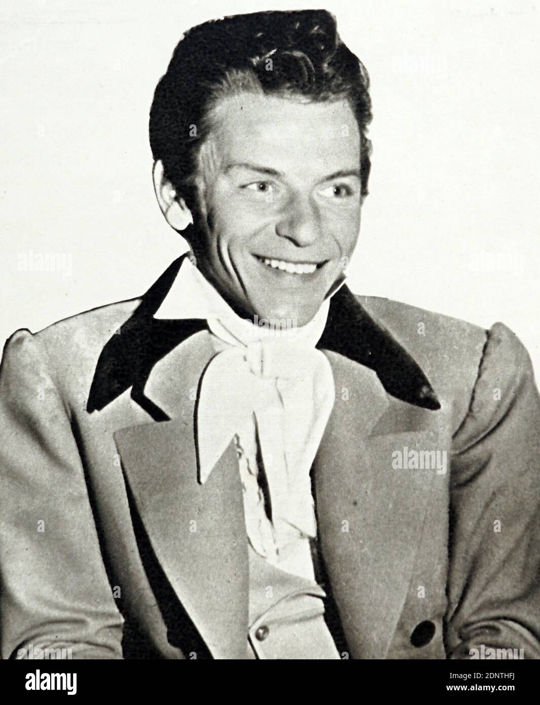 Photographie de Frank Sinatra (1915-1998) chanteur, acteur et producteur américain. Banque D'Images