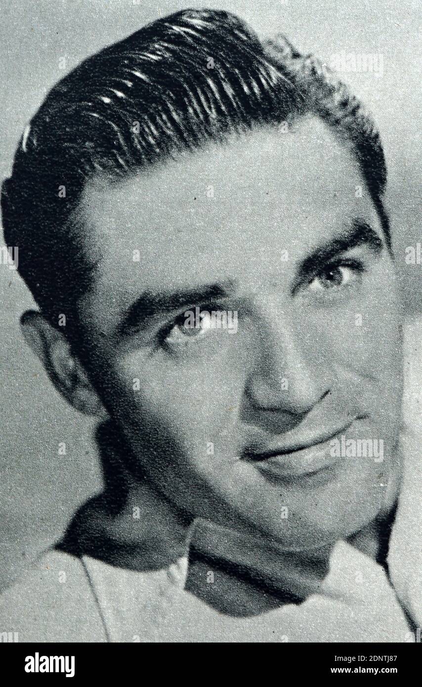 Photographie de Steve Cochran (1917-1965) un acteur américain de cinéma, de télévision et de scène. Banque D'Images