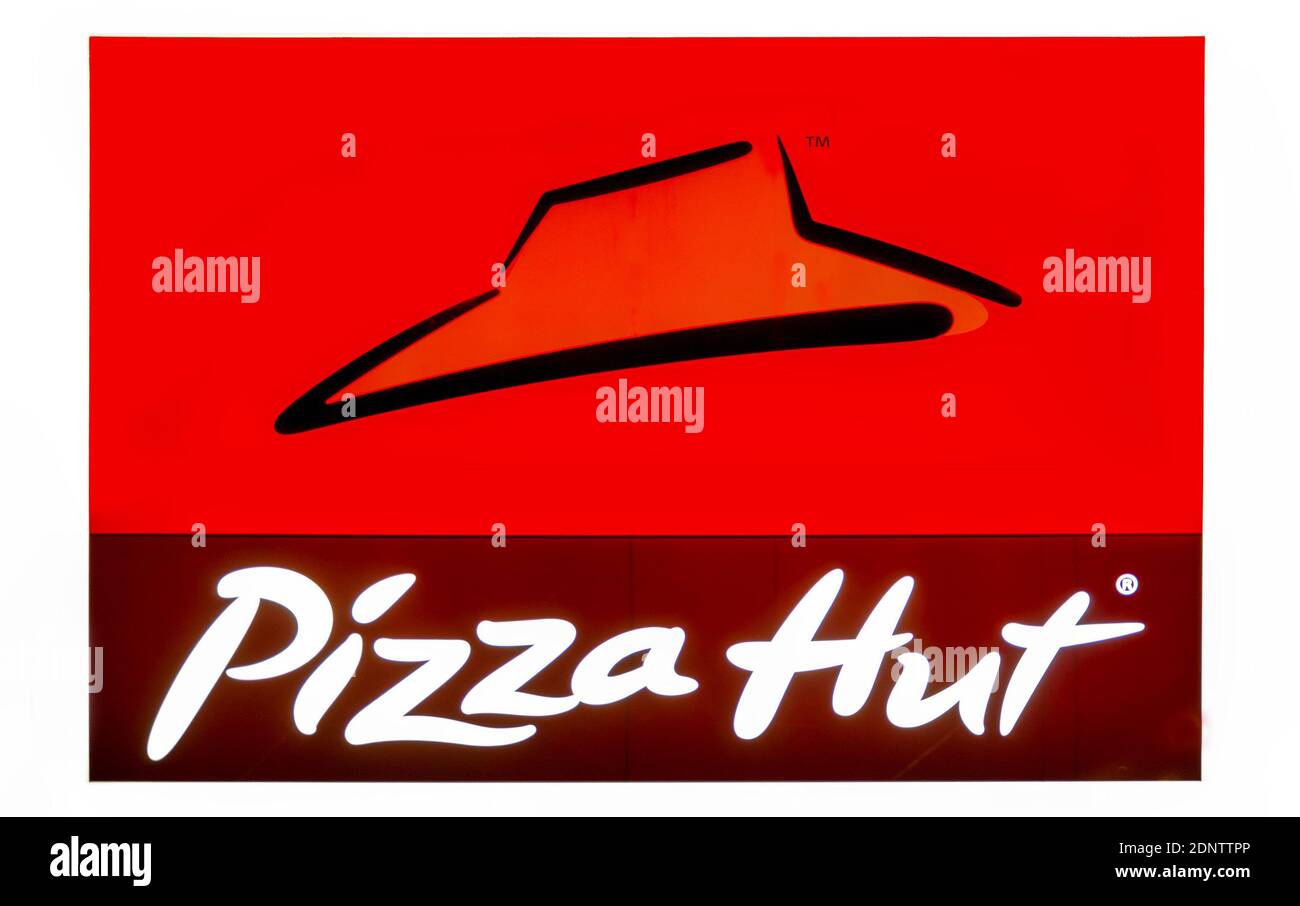 Logo Pizza Hut, oron, Canada Banque D'Images
