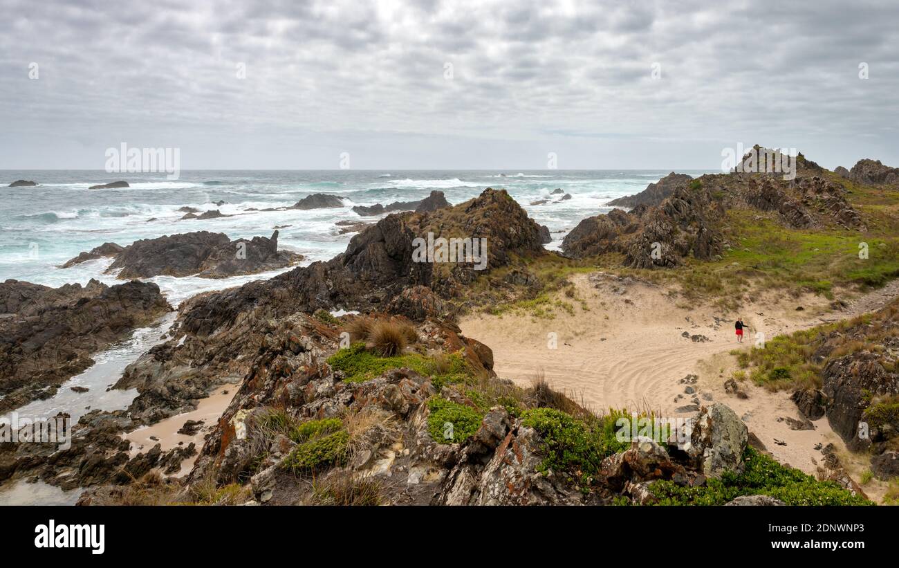 Edge of the World, Port Arthur, Tasmanie Banque D'Images