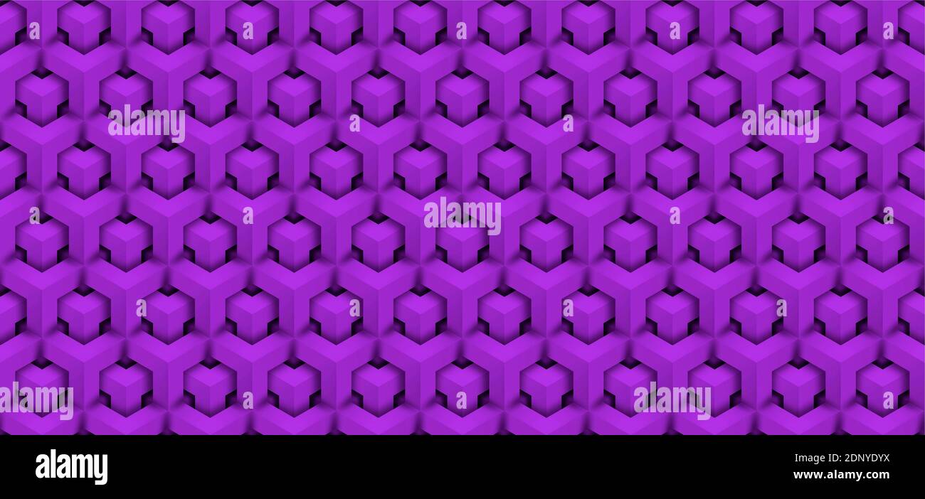 Arrière-plan abstrait de motif hexagonal sans couture polygonal Banque D'Images