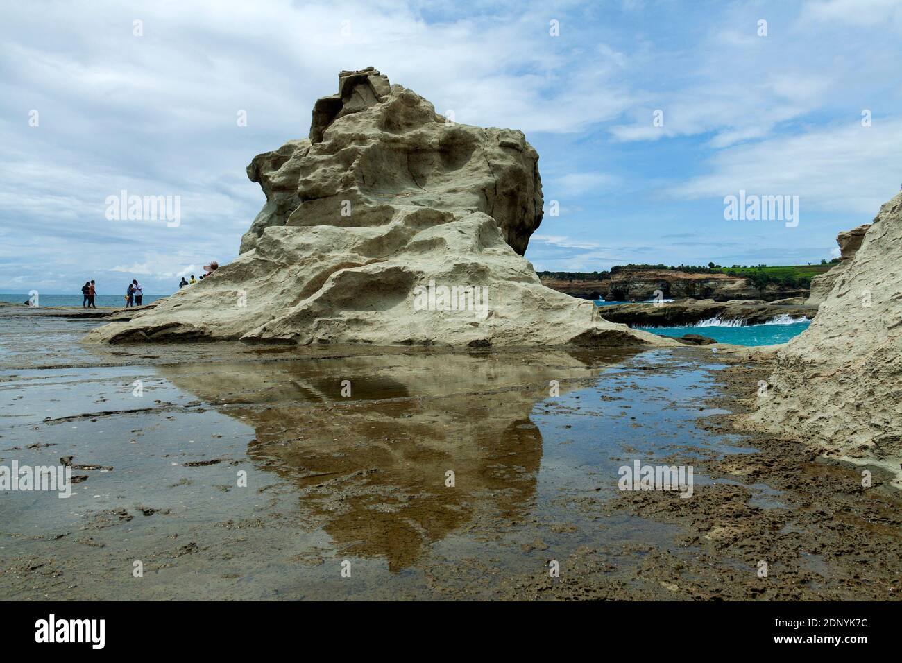 Klayar Beach est l'une des destinations touristiques du quartier de Pacitan, à l'est de Java. Banque D'Images