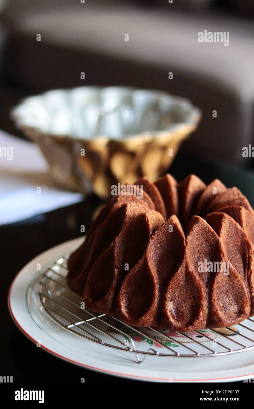 Un gâteau en exposition Banque D'Images