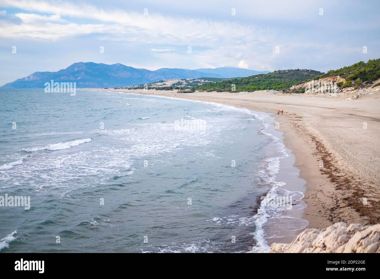 Plage de Patara dans le sud de la Turquie. Banque D'Images