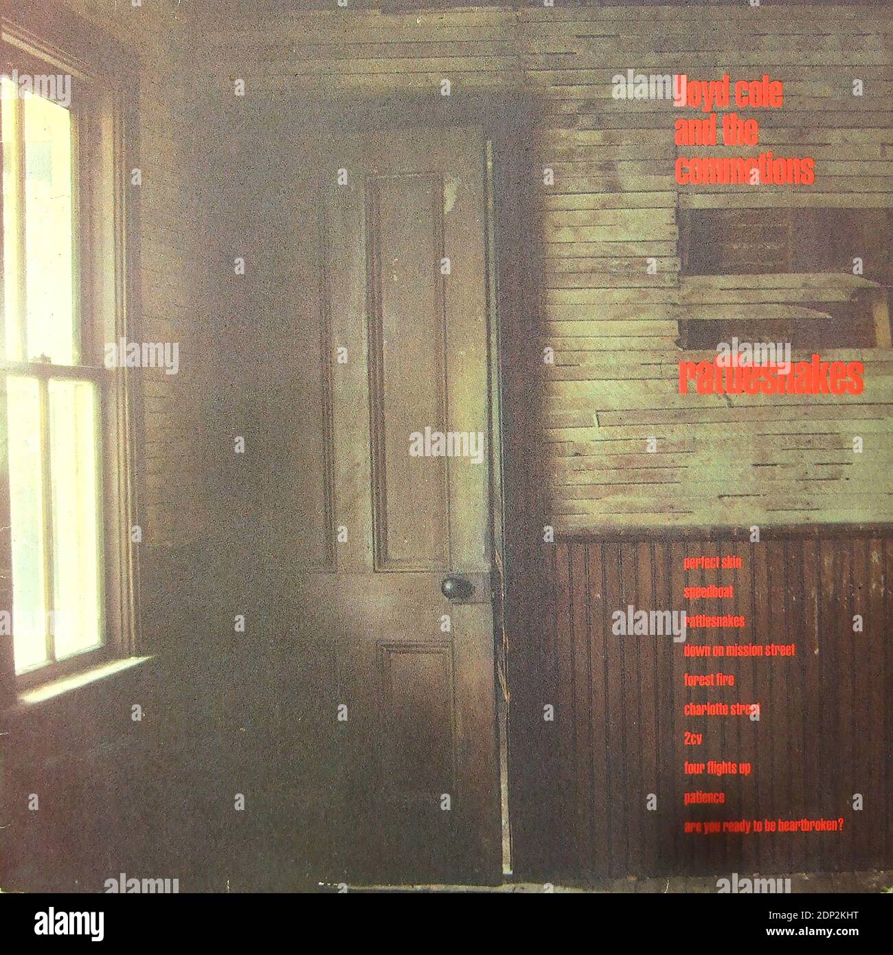 Lloyd Cole et les commotions - crotlesnakes - Vintage vinyle couverture de l'album Banque D'Images