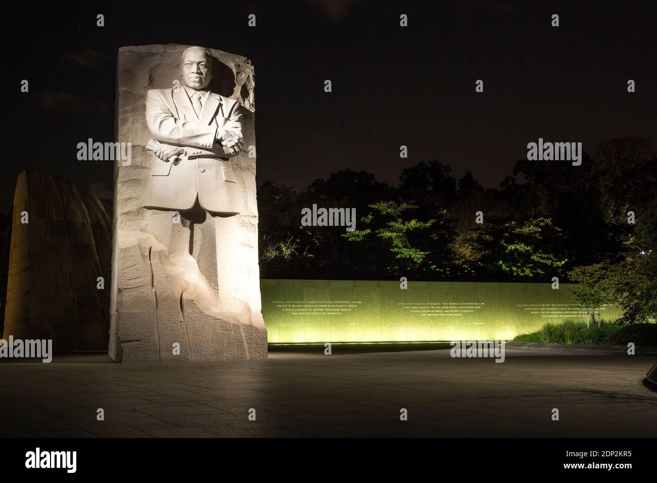 Martin Luther King Jr Memorial, Washington DC, États-Unis. Banque D'Images