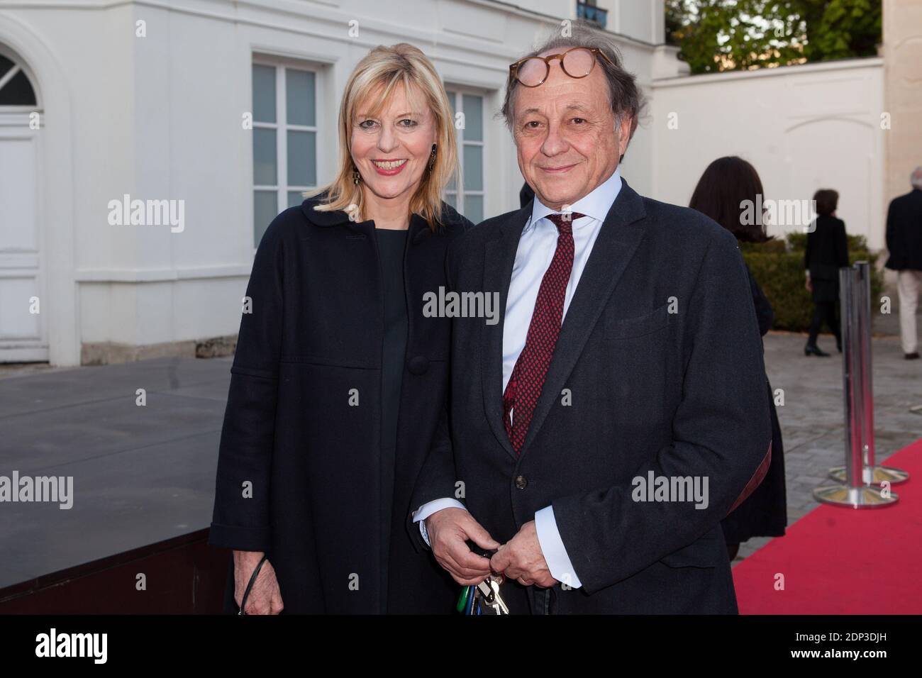 Chantal Ladesou et son mari Michel Ansault assistent à la 5e fête d'anniversaire du Musée Paul Belmondo à Boulogne Billancourt, France, le 13 avril 2015. Photo par Audrey Poree/ ABACAPRESS.COM Banque D'Images