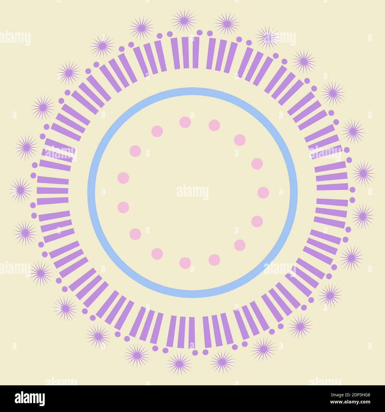 Image d'arrière-plan de motif de forme circulaire abstraite. Illustration de Vecteur