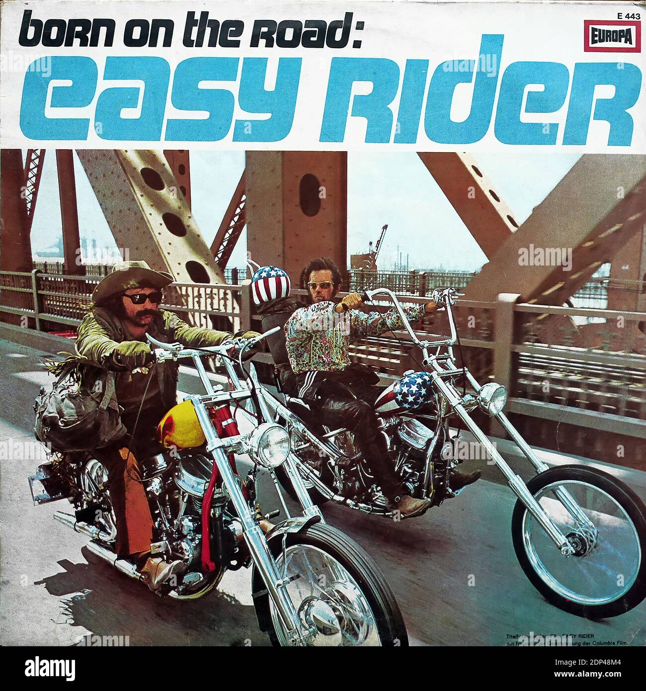 Easy Rider - né sur la route, Europa E 443 - Vintage vinyle album  couverture Photo Stock - Alamy