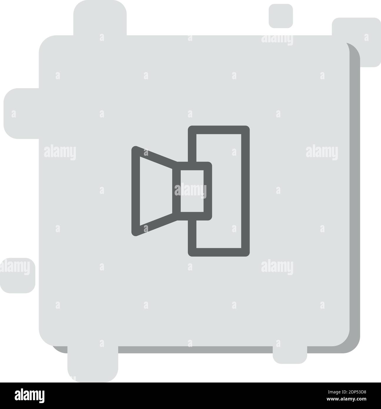 icône du vecteur du tube cathodique illustration moderne du vecteur simple Illustration de Vecteur