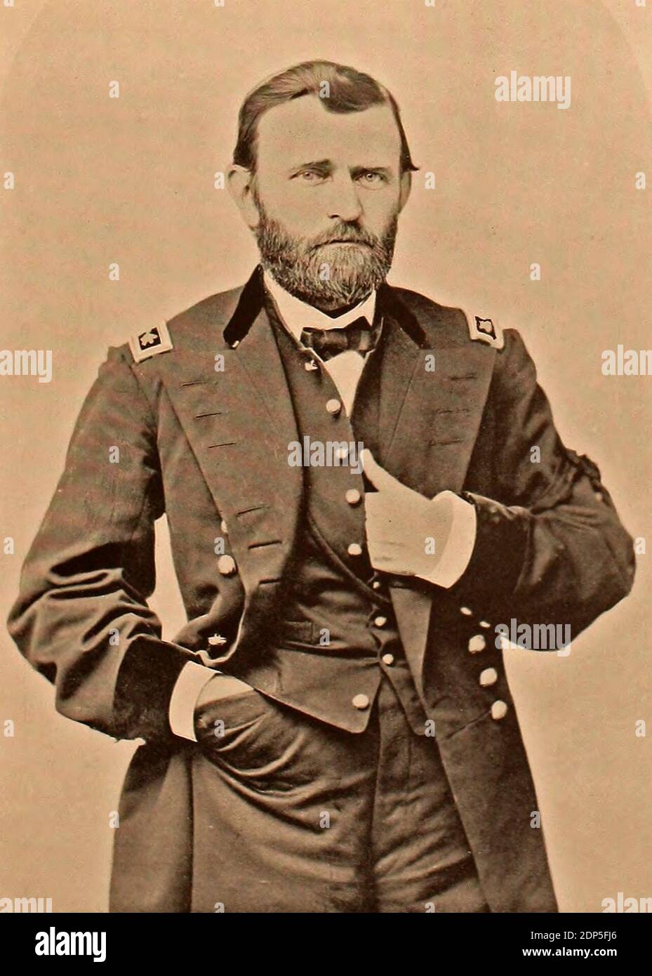 Don général Ulysses S à l'âge de quarante-trois ans Banque D'Images
